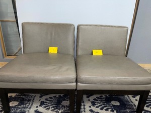 Set of Two Office Waiting Room Chairs
