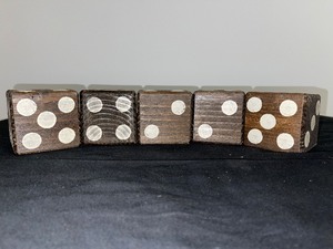 Yard Yahtzee Blocks (Handmade)