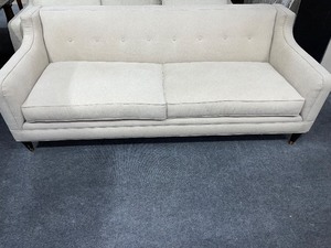 Upholstered Couch. Tufted Back