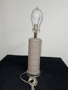 Cylindrical Ceramic Table Lamp