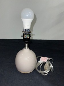 Small Glass Bulb Table Lamp