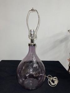Large Glass Bulb Table Lamp