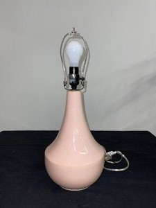 Pink Vase Shaped Table Lamp