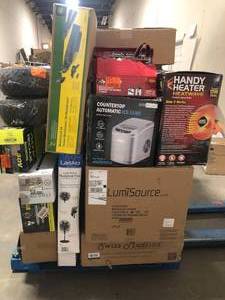 Pallet of Assorted Tools and General Merchandise Various Models and Conditions, Open box, Shelf pull, Returns and more  See Pictures