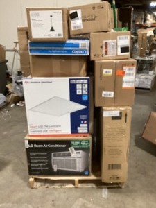 Pallet of Assorted Tools and General Merchandise Various Models and Conditions, Open box, Shelf pull, Returns and more  See Pictures