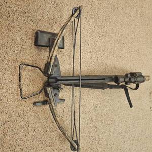 Ten Point Woodsman Crossbow with, Scope, Case, and Bolts