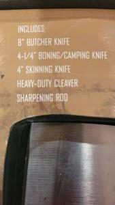 High Dessert Deer Hunting Knife Set