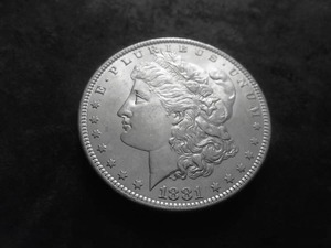 lot 6 image: 1881 O Morgan Silver Dollar