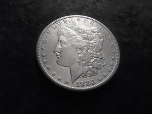 lot 12 image: 1883 S Morgan Silver Dollar