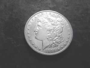 lot 24 image: 1890 S Morgan Silver Dollar