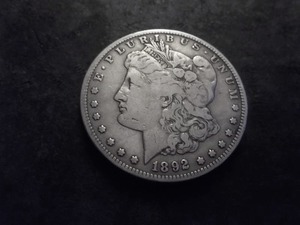 lot 25 image: 1892 S Morgan Silver Dollar