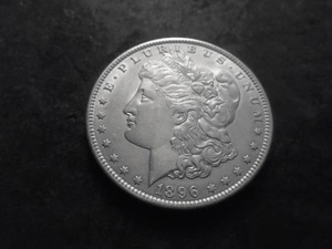lot 28 image: 1896 Morgan Silver Dollar