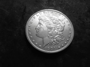 lot 34 image: 1900 O Morgan Silver Dollar