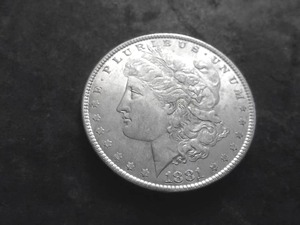 lot 5A image: 1881  Morgan Silver Dollar