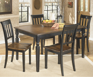 lot 185 image: New Signature Design by Ashley Whitesburg Dining Table