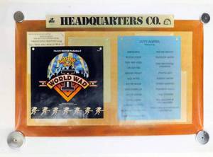1976 All This and WWII Soundtrack Single Sided Poster