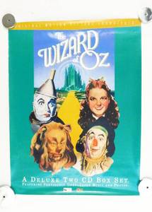1993 The Wizard of Oz Promotional Two Box Set Soundtrack Single Sided Poster