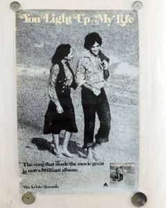 1977 You Light Up My Life Soundtrack Single Sided Poster