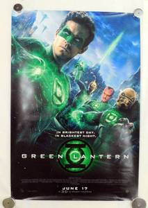 2011 The Green Lantern Double Sided Original Advance Movie Theater Poster