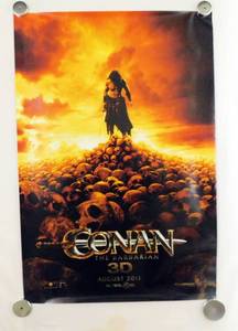 2011 Conan the Barbarian Double Sided Original Advance Movie Theater Poster