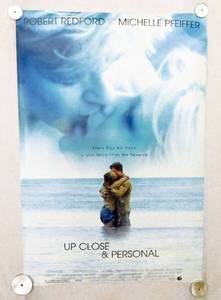 1996 Up Close and Personal Double Sided Original Movie Theater Poster