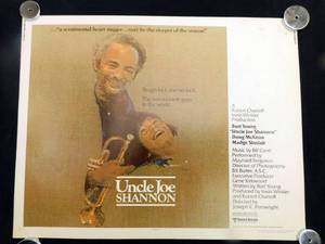 1978 Uncle Joe Shannon Single Sided Half Sheet Movie Theater Poster