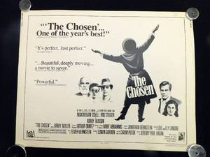 1982 The Chosen Single Sided Half Sheet Movie Theater Poster