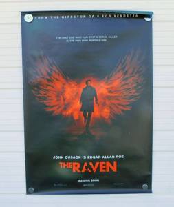 2012 The Raven Large Original Advance Bus Shelter Style Poster