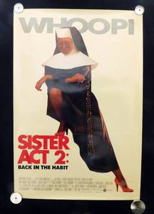 1993 Sister Act 2 Back in the Habit Double Sided Original  Movie Theater Poster