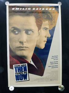 1985 That Was Then, This Is Now Sided Original Movie Theater Poster