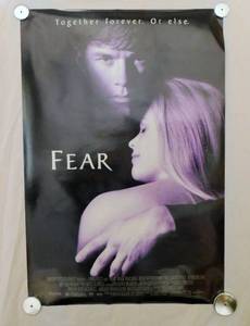 1996 Fear Original Double Sided Original Movie Theater Poster