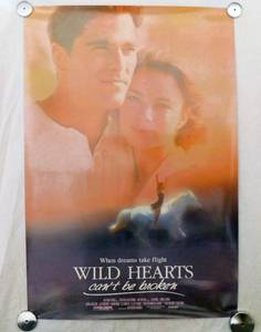1991 Wild Hearts Cant Be Broken Double Sided Original Movie Theater Poster
