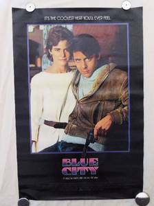 1985 Blue City Original Single Sided Original Movie Theater Poster