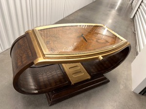lot 1 image: Vintage Mid-Century Modern Wrist Watch Coffee Table
