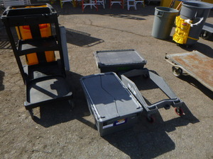 Janitorial Cart with Totes