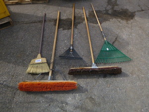 Brooms and Rakes