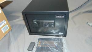 lot 46 image: CS100 XDeer Biometric Safe Box, 0.78 Cubic Quick-Access Security Safe Box With Upgraded Fingerprint