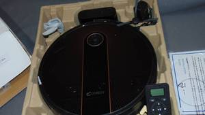lot 49 image: Coredy R750 Pro 3-in-1 Robot Vacuum Sweeping and Mop Cleaner Remote Mopping