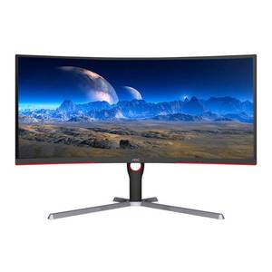 lot 27 image: Repair Flicker AOC CU34G3S 34 2K QHD (3440 x 1440) 165Hz Curved Screen Gaming Monitor  Has A Flicker Repair Screen is Good