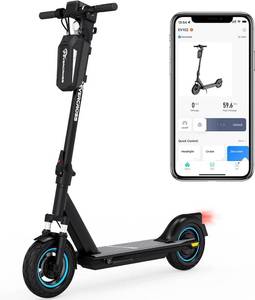 lot 30 image: EVERCROSS EV10Z Electric Scooter, App-Enabled E-Scooter, 10 Solid Tires, Folding Electric Scooter for Adults Teenagers
