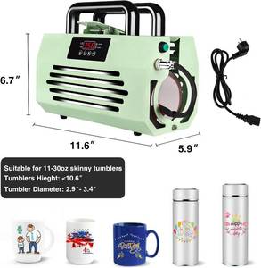 lot 51 image: TIQTAK Tumbler Heat Press Machine 20-30 OZ 16OZ 110V Customized Birthday Gifts  Mug Cup Heat Transfer Sublimation Machine for 11OZ 12OZ 15OZ (TK005)