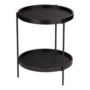 lot 85 image: Verlington Round Farmhouse End Table in Black 037732200569