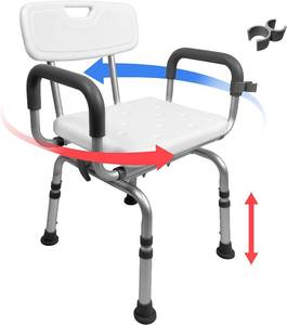 lot 93 image: Swivel Chair , Rotating  Outdoor Work Shower, Water Proof