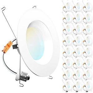 lot 109 image: Sunco LED Recessed Lighting 24 Pack Selectable 3000K4000K5000K6000K6500K