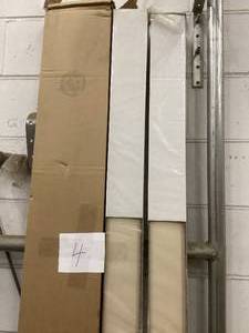 lot 4 image: Lot of 4 Pcs DesignView Vine-Light Mocha 3.5 in. Vertical Blind - 78 in. W x 84 in. L