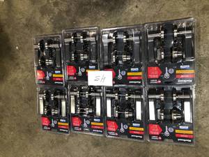 lot 45 image: Lot of Kwikset Keyed Entry Door Lever Single Cylinder Deadbolt Satin Nickel 96900-432