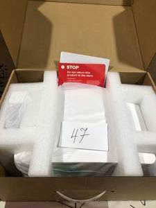 lot 47 image: HomeSoap UV Sanitizing Charger  Clinically Proven 360° UV Box Sanitizes Phones, Tablets, Remotes, Toys & More (White)