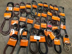 lot 56 image: Lot of Assorted Powercare Deck Belts Customer Returns See Pictures