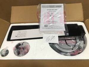 lot 67 image: Home Decorators Collection Baxtan 56 in. Indoor Matte Black Ceiling Fan with Warm White Integrated LED with Remote Included