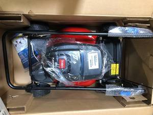 lot 24 image: 21in. Recycler SmartStow 60-Volt Lithium-Ion Brushless Cordless Battery Walk Behind Push Mower Customer Returns See Pictures